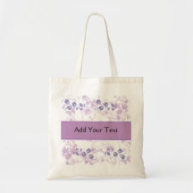 Butterfly Vision in Lilac Purple Canvas Bags