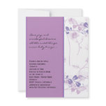 Butterfly Visions in Lilac Baby Shower Invitation