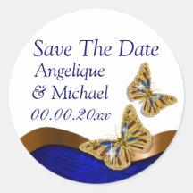 Butterfly wedding birthday engagement anniversary sticker