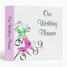 Butterfly Wedding Planner Vinyl Binder