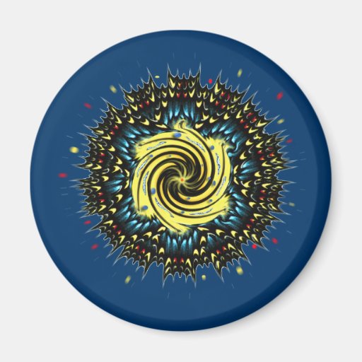 Butterfly Wing Mandala Magnet