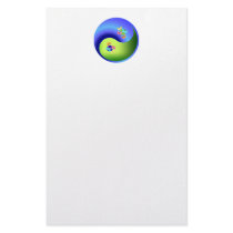 Butterfly Yin Yang Customized Stationery