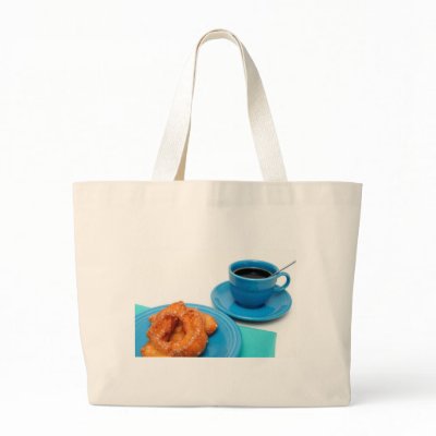 Buttermilk Doughnut Canvas Bags by stockfoodpics