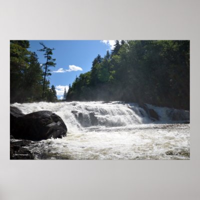 Buttermilk Falls in the Adirondacks. 08 301 Poster by RDSPhotography
