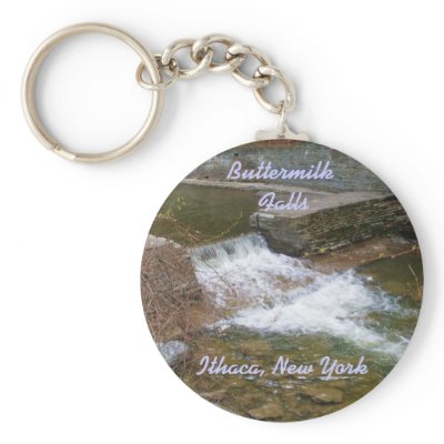 Buttermilk Falls, Ithaca, New York keychain by JoAnnHayden