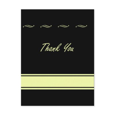 Buttermilk Thank You Postcard by hunter22375