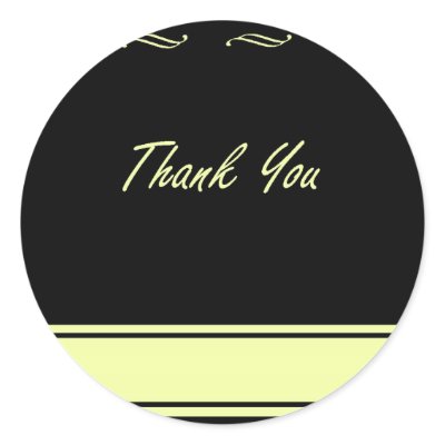Buttermilk Thank You Stickers by hunter22375