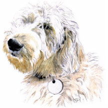 Butters the Labradoodle Sculpture Photo Cutouts