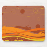Butterscotch Waves Mouse Pads