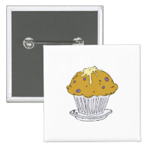 buttery blueberry muffin pin
