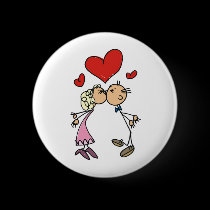 Button Be My Valentine buttons
