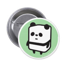 Button - Box Panda - Green