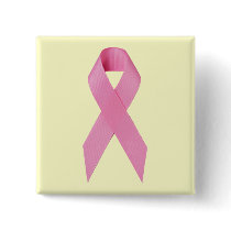 Button - Breast Cancer Ribbon