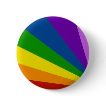 Button Bright Rainbow Summer Fun Stripes