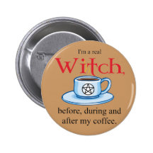 button Coffee Witch