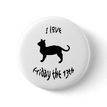 Button- Love Friday The 13th