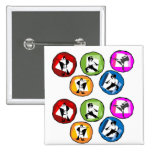 button pin backpack karate martial arts