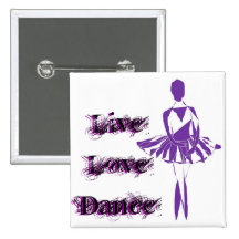 button pin ballerina ballet ponte purple