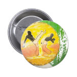 button pin capoeira martial arts axe