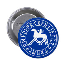 button Sleipnir Shield on Blk