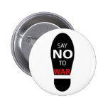 Button to say no to war