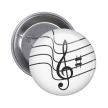 Button: treble clef and sharp symbol
