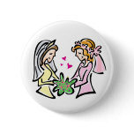 Button: Two Brides