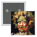 Button: Vertumnus (Portrait of Rudolf II)