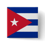 Button with Flag of Cuba