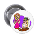 Button: Young Mother of the Bride