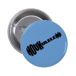 Buttons - Houkulele Logo - Blue Round