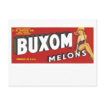 Buxom Melons Post Cards