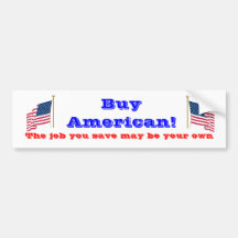 Buy American Bumper Sticker