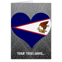 Buy American Samoa Flag Card