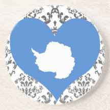 Buy Antarctica Flag Beverage Coasters