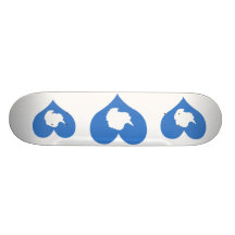 Buy Antarctica Flag Custom Skateboard
