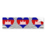 Buy Cambodia Flag Bumper Sticker