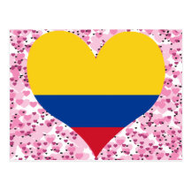 Buy Colombia Flag Postcard