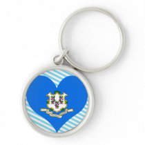 Buy Connecticut Flag keychains