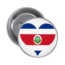 Buy Costa Rica Flag buttons