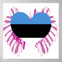 Buy Estonia Flag Posters