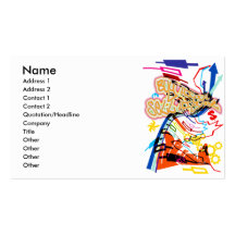 Buy high, sell higher business card template