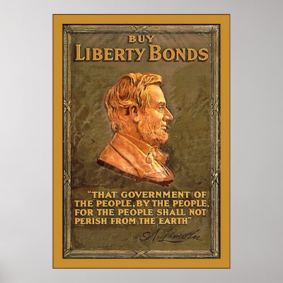Buy Liberty Bonds ~ Vintage WW1 Poster by VintageFactory