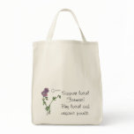 Buy local and organic tote bags