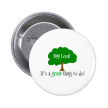 Buy Local Pinback Button