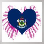 Buy Maine Flag Poster