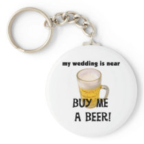 Buy Me a Beer Bachelor Party Tshirts and Gifts Key Chain