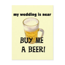 Buy Me a Beer Bachelor Party Tshirts and Gifts Post Cards