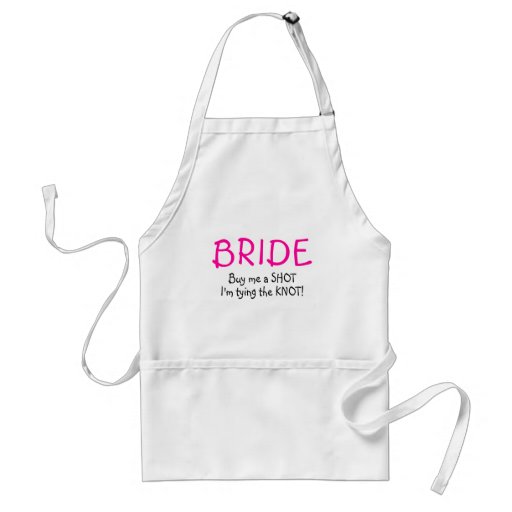 Buy Me A  Shot Im Tying The Knot Apron