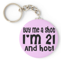 Buy me a shot keychain